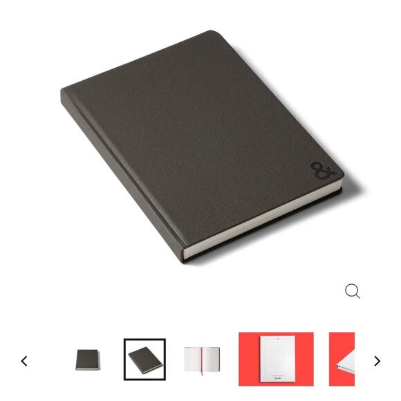 Code & Quill Gray Large Format Notebook Monolith Hardcover Journal 7.25 x 10" - Picture 2 of 10